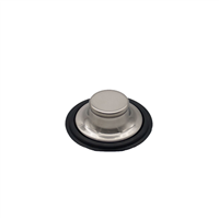 Stainless Steel Disposal Flange Water Stopper - Brushed Nickel